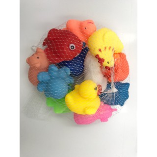 Thú Thả Chậu Tắm Cho Bé (Set 13 Con)