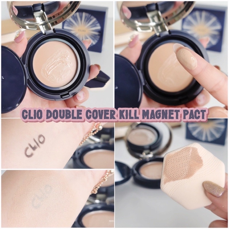 PHẤN TƯƠI TRANG ĐIỂM CLIO DOUBLE COVER KILL MAGNET PACT