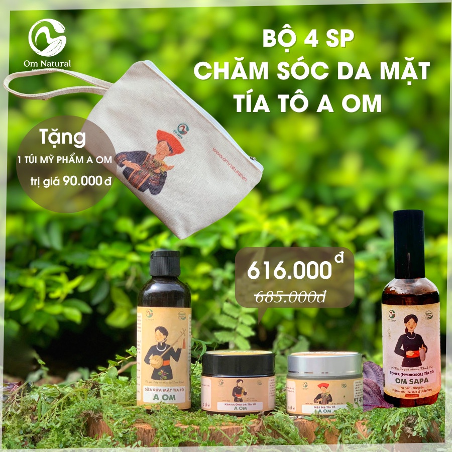 Combo 4SP Chăm Sóc Da Mặt Giảm Nám, Trắng Da Om