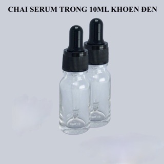 Vỏ Chai Thuỷ Tinh Nút Bóp 10ml