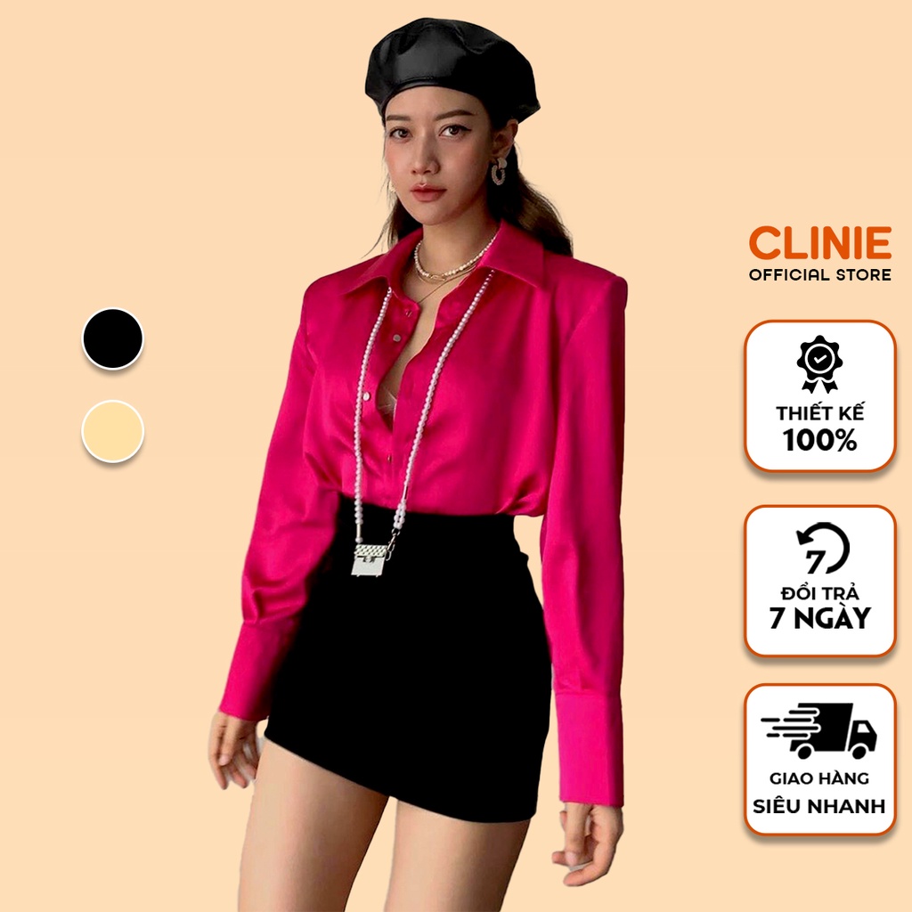 Chân Váy Chữ A Ngắn Chân Váy Công Sở Basic Trơn Cạp Cao Có Lót Quần Trong Dáng Ôm Lên Form Chuẩn