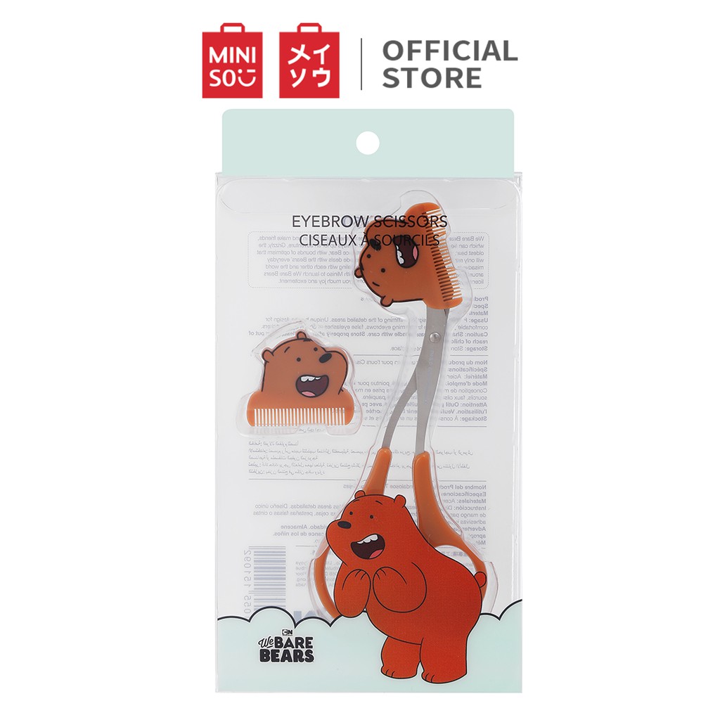  Kéo lông mày We Bare Bears Miniso | BigBuy360 - bigbuy360.vn