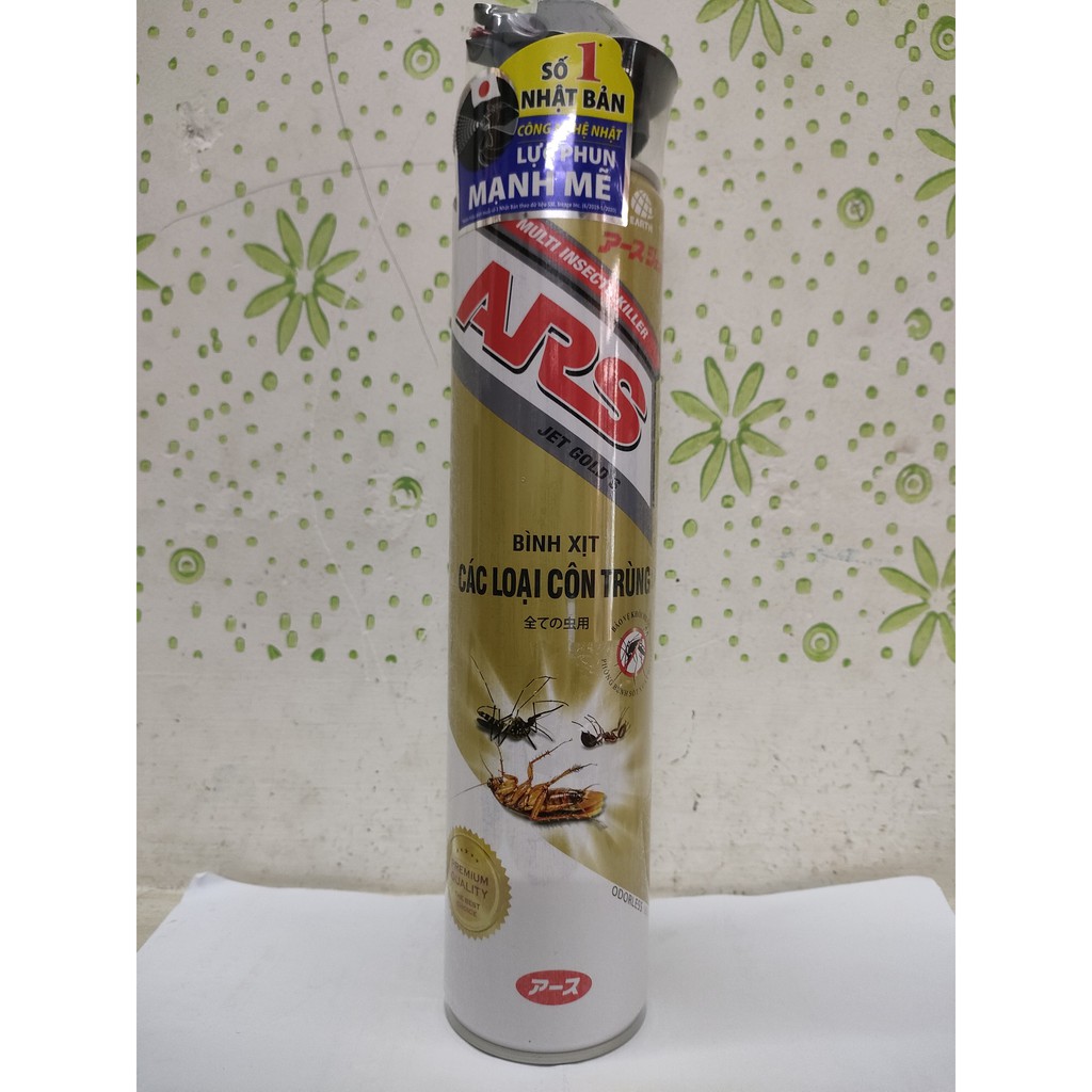 Bình xịt côn trùng ARS JET GOLD Không mùi 600 ml