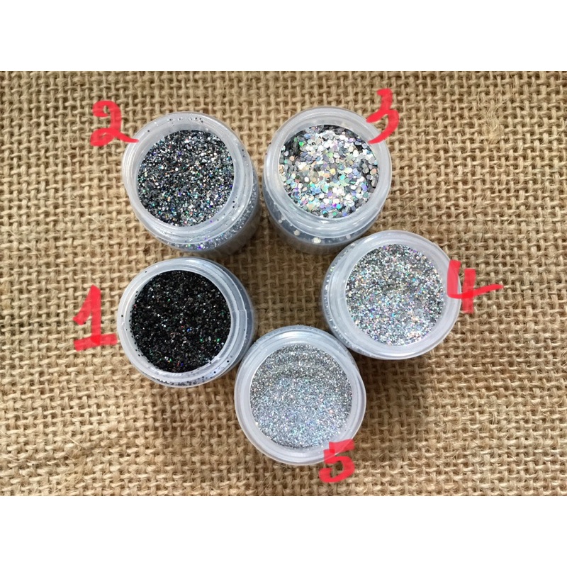 Kim tuyến xà cừ, kim tuyến ánh ngũ sắc, kim tuyến loại mịn, làm slime