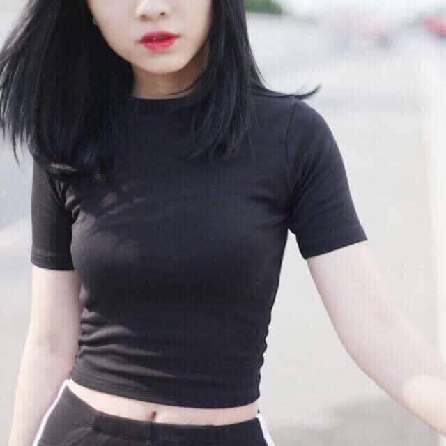 Áo Crotop Quốc Dân Dáng Ôm Cộc Tay From Chuẩn Cho Nàng Cực Hot