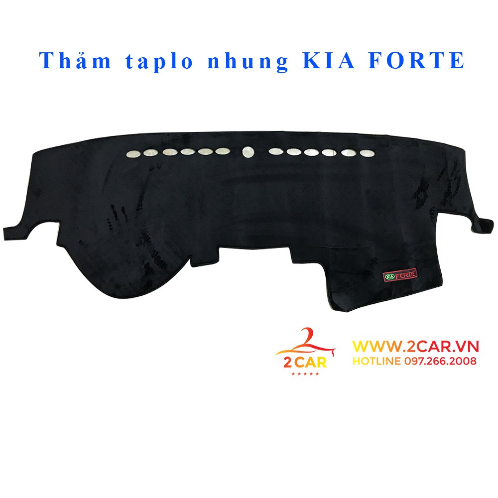 Thảm taplo nhung KIA FORTE