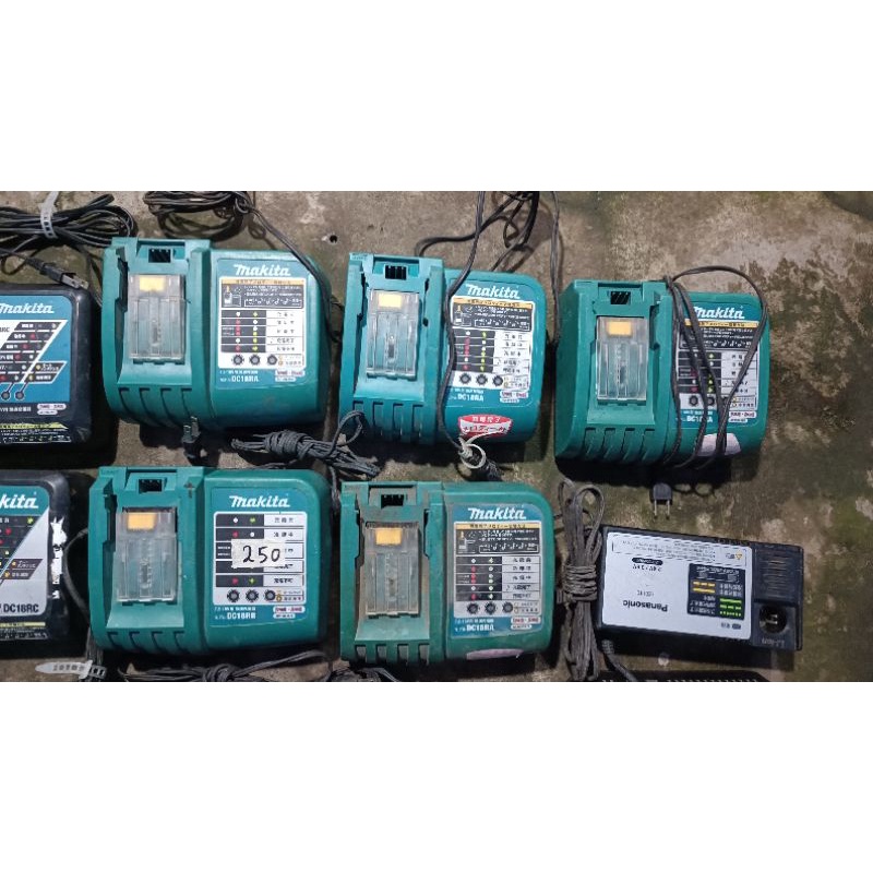 Sạc khoan pin nhật bãi Makita, Hitachi Ryobi, National
