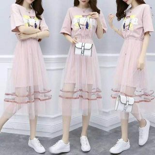 Bộ váy nữ liền thân mùa hè