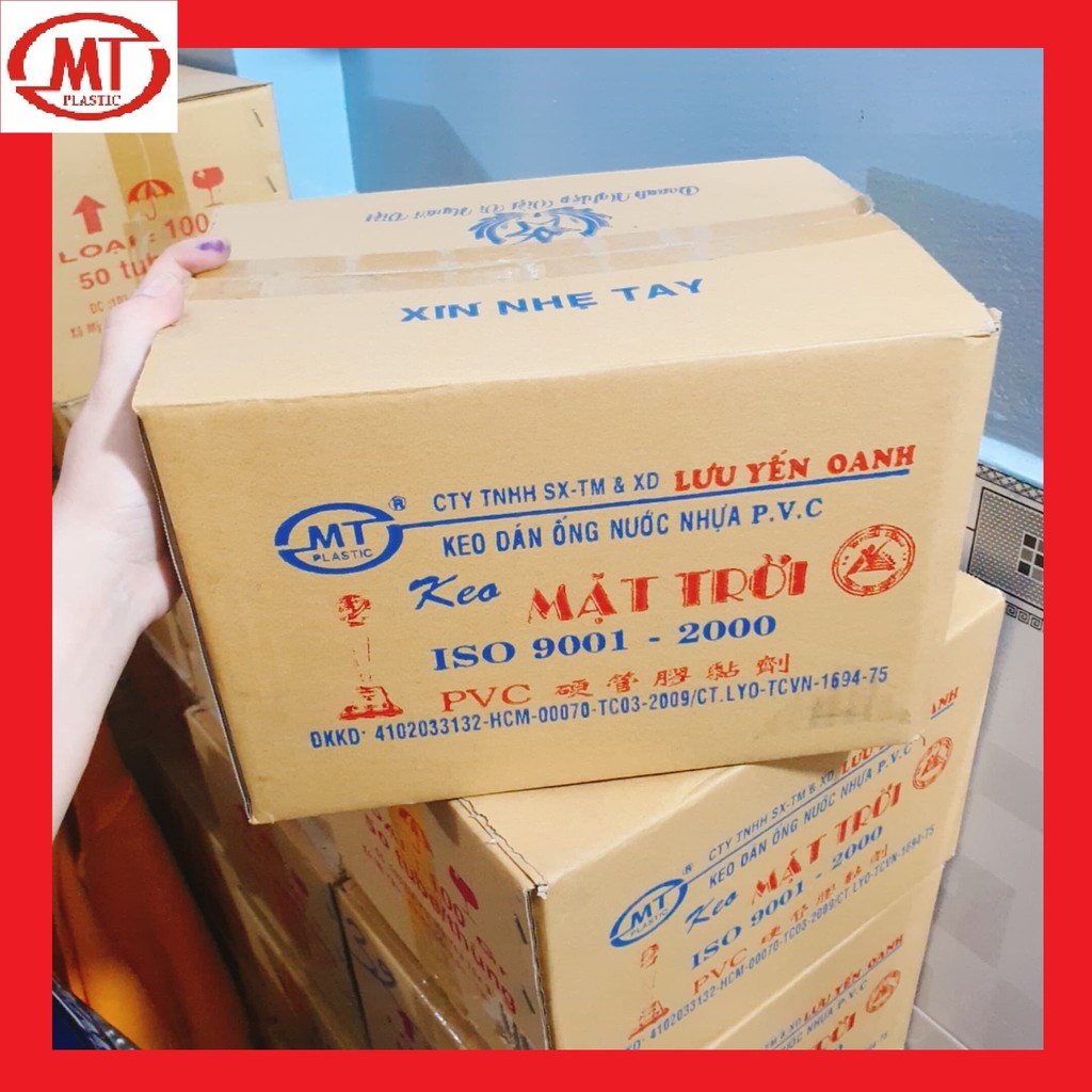 [Hiệu Mặt Trời] Keo dán ống nước PVC tuýp 50-100g