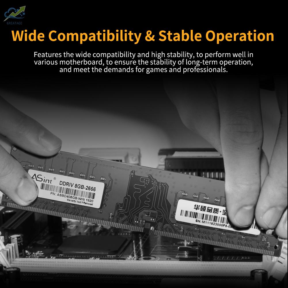 Thẻ Nhớ Máy Tính Asint So-Ddr4-2666 - 4gb Ddr4 2666mhz Laptop Ram 240pin | BigBuy360 - bigbuy360.vn