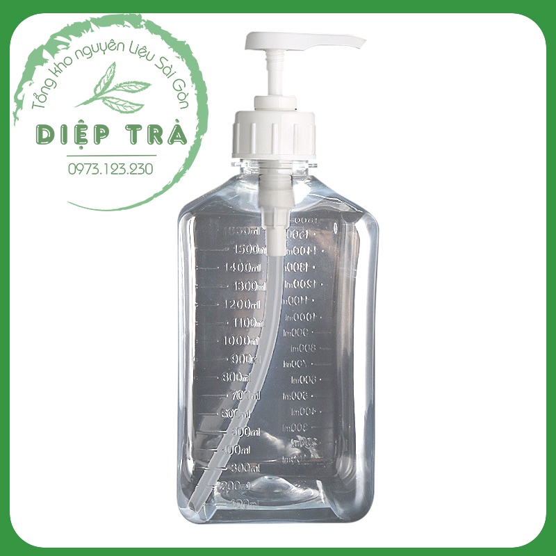 Bình bơm Siro nhựa 1600ml