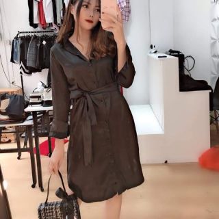 Váy sơ mi dáng dài