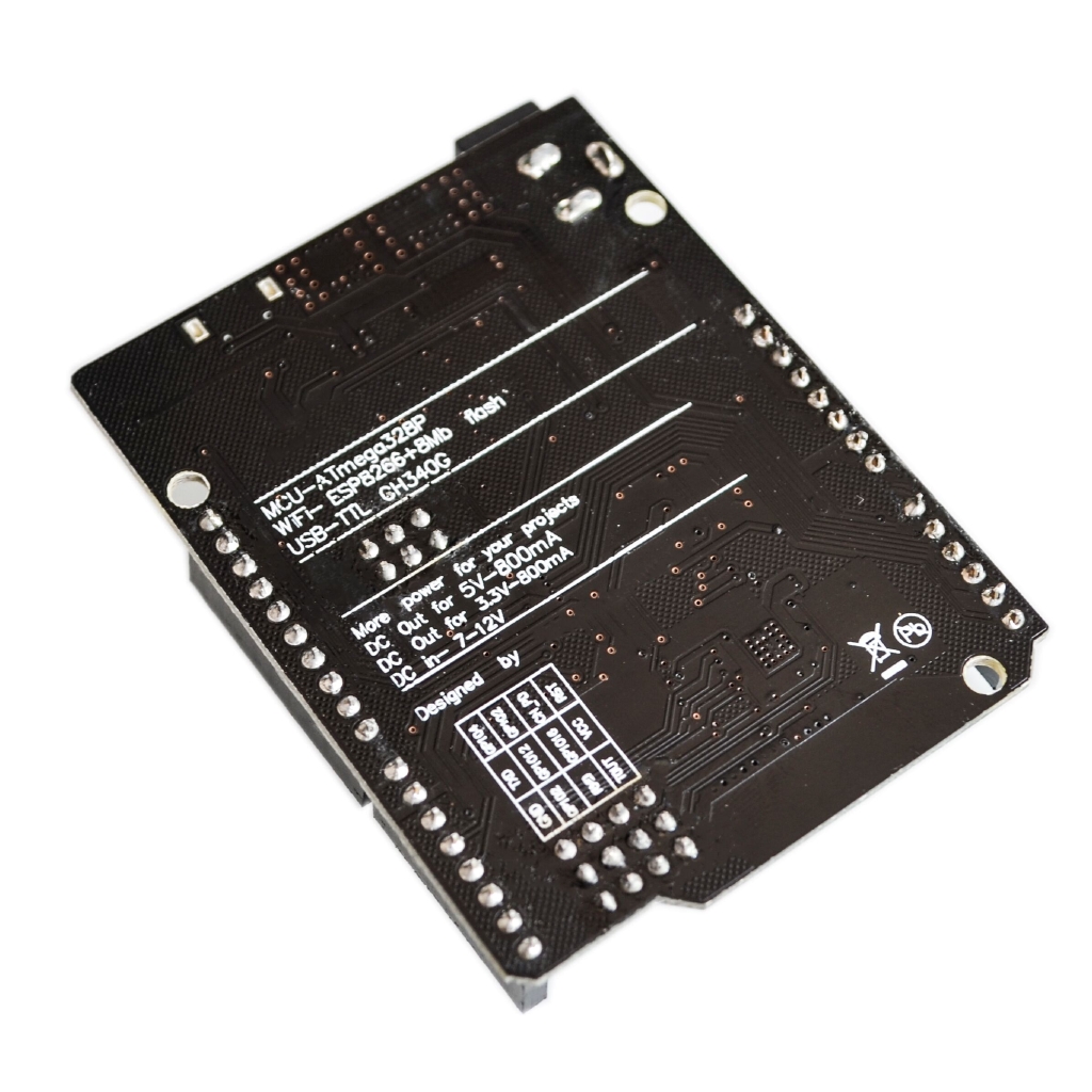 UNO+WiFi R3 ATmega328P+ESP8266 (32Mb memory) USB-TTL CH340G For Arduino Uno, NodeMCU, WeMos ESP8266 One New Arrival