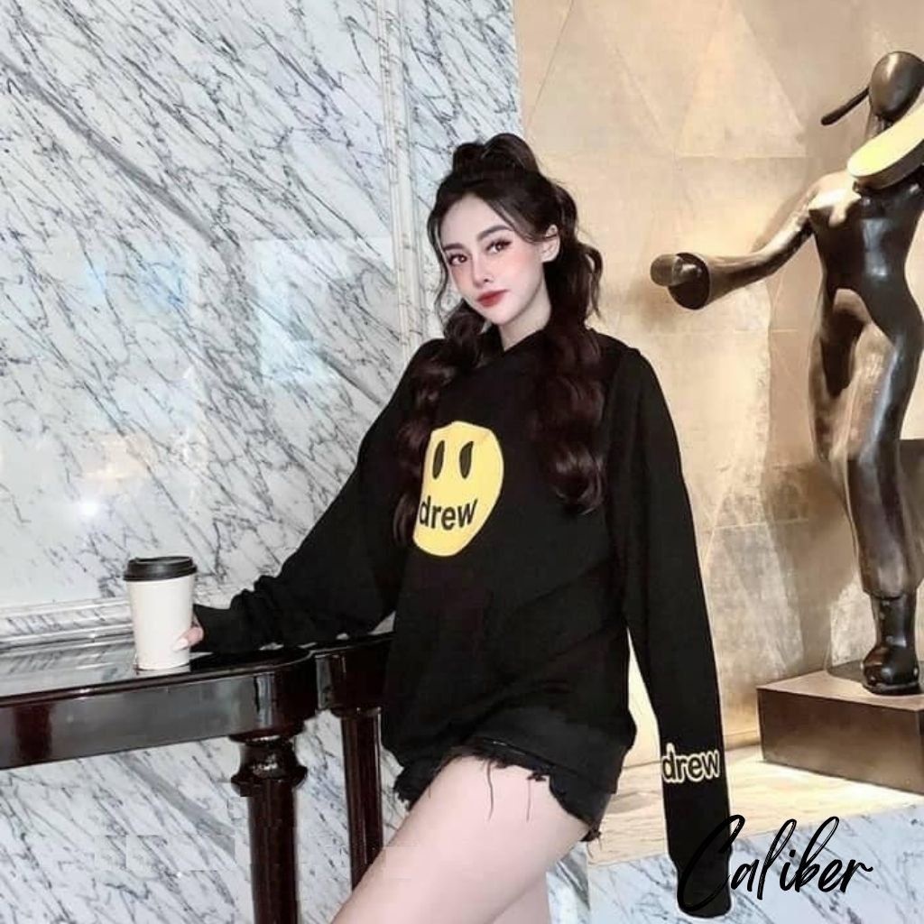 Áo Hoodie Nam Nữ CALIBER hoodie Unisex Drew oversize form rộng nam nữ unisex phong cách ulzzang hàn quốc AN205