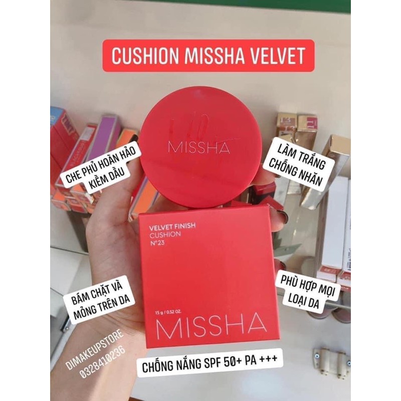 PHẤN NƯỚC MISSHA VETVET FINISH CUSHION SPF 50*