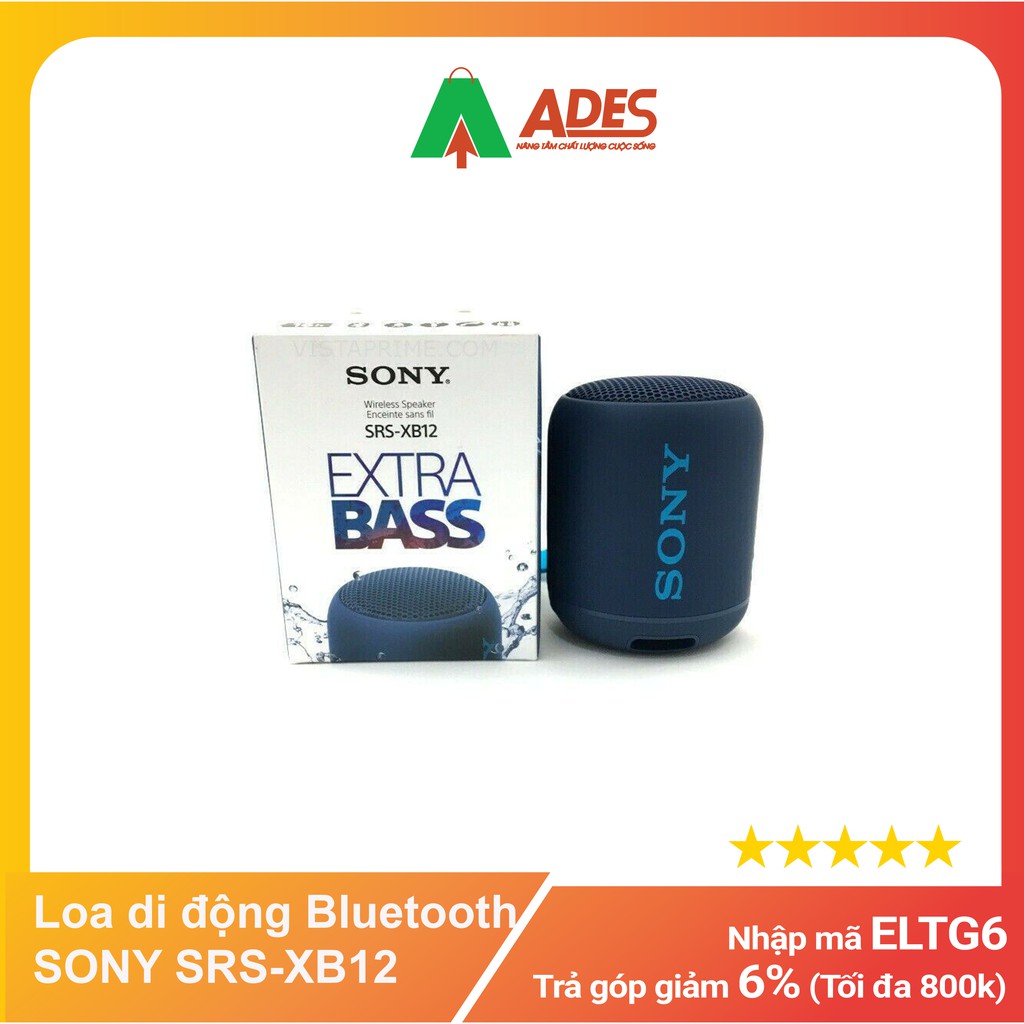 Loa di động Bluetooth SONY SRS-XB12 - Chính hãng - Bảo hành 12 Tháng - NEW 2021