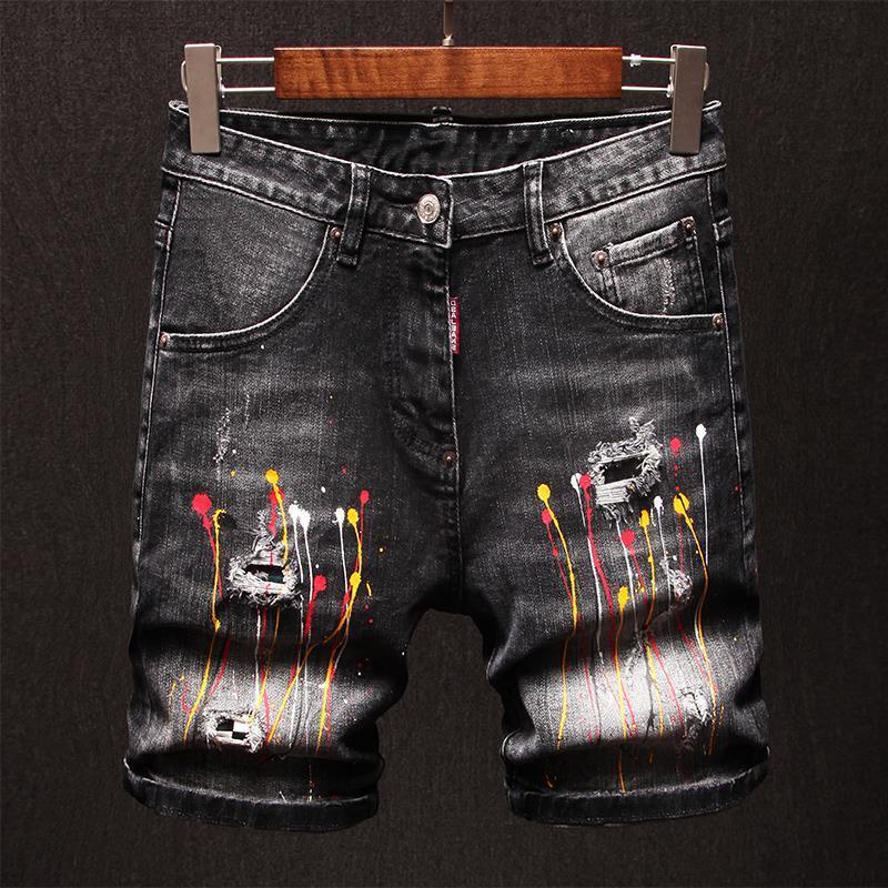 Quần jeans lửng thời trang dành cho nam mới