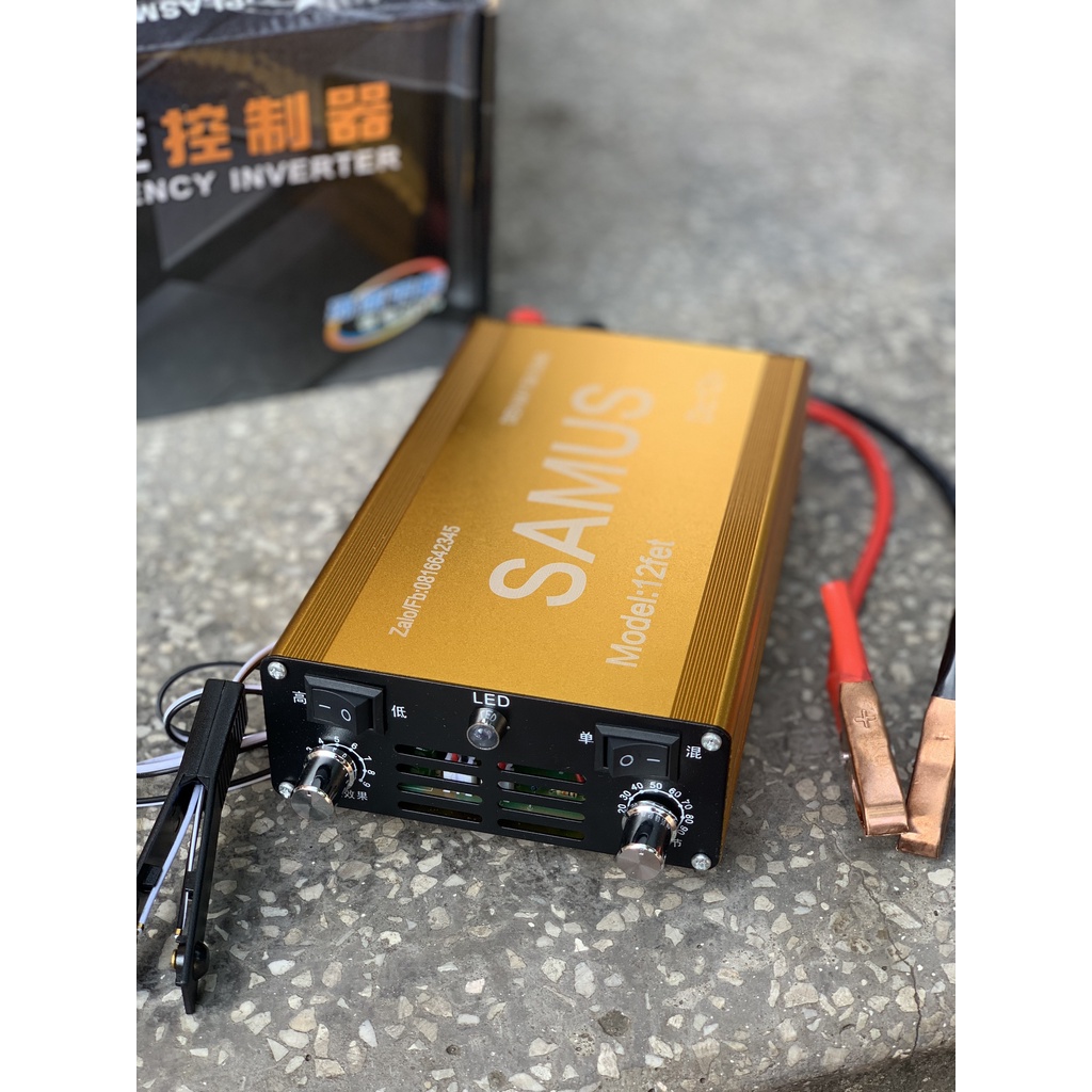 Bộ kích điện tử 12 fet băm sung 12v SAMUS