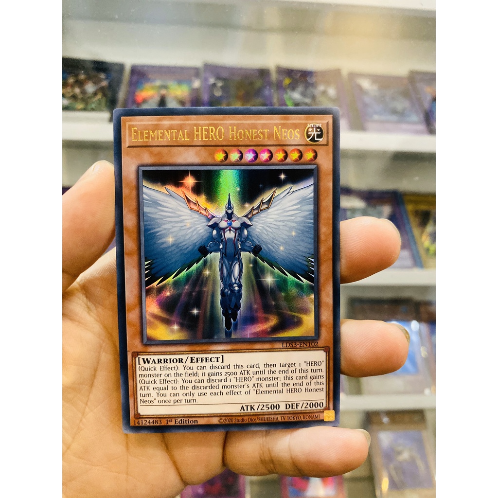 Thẻ Bài YugiOh! Mã LDS3-EN102 - Elemental HERO Honest Neos - Ultra Rare - 1st Edition