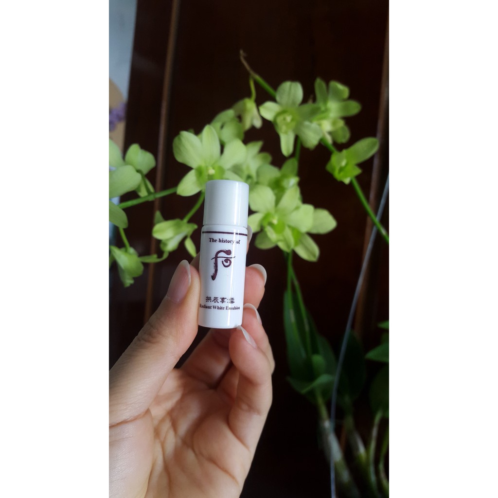 Combo 10 chai Sữa dưỡng trắng da mini Whoo (Radiant White Emulsion)