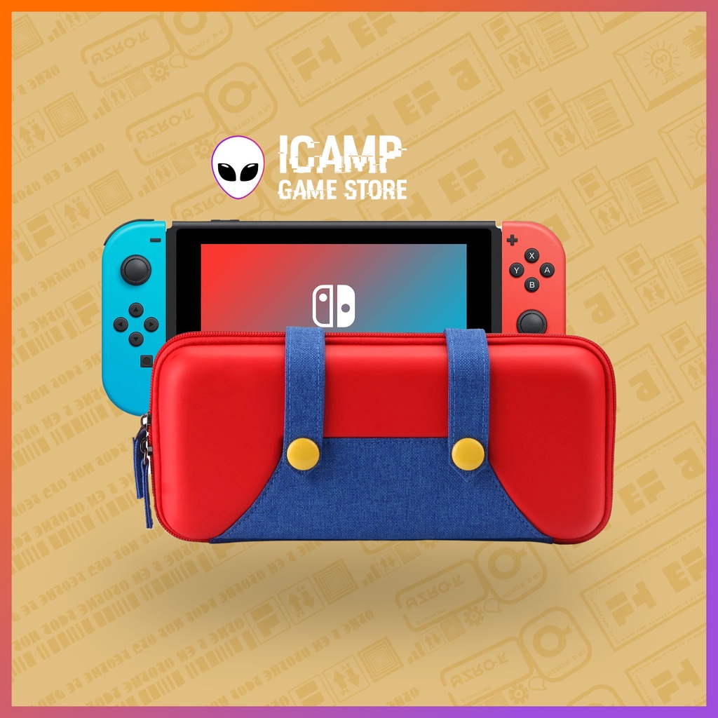 Túi đựng máy Nintendo Switch OLED màu Mario