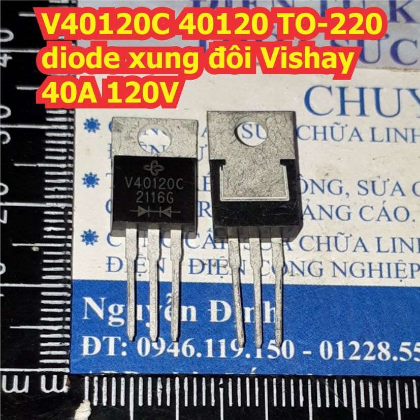 V40120C 40120 TO-220 diode xung đôi Vishay 40A 120V kde8013