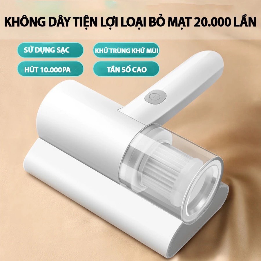 Máy hút bụi giường nệm diệt khuẩn,diệt ve rận,Máy hút lông chó mèo_không dây cầm tay
