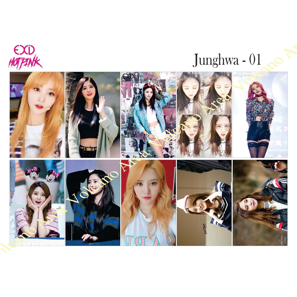 [EXID] Set Sticker Junghwa - có nhiều mẫu hình dán Kpop (1 mẫu)