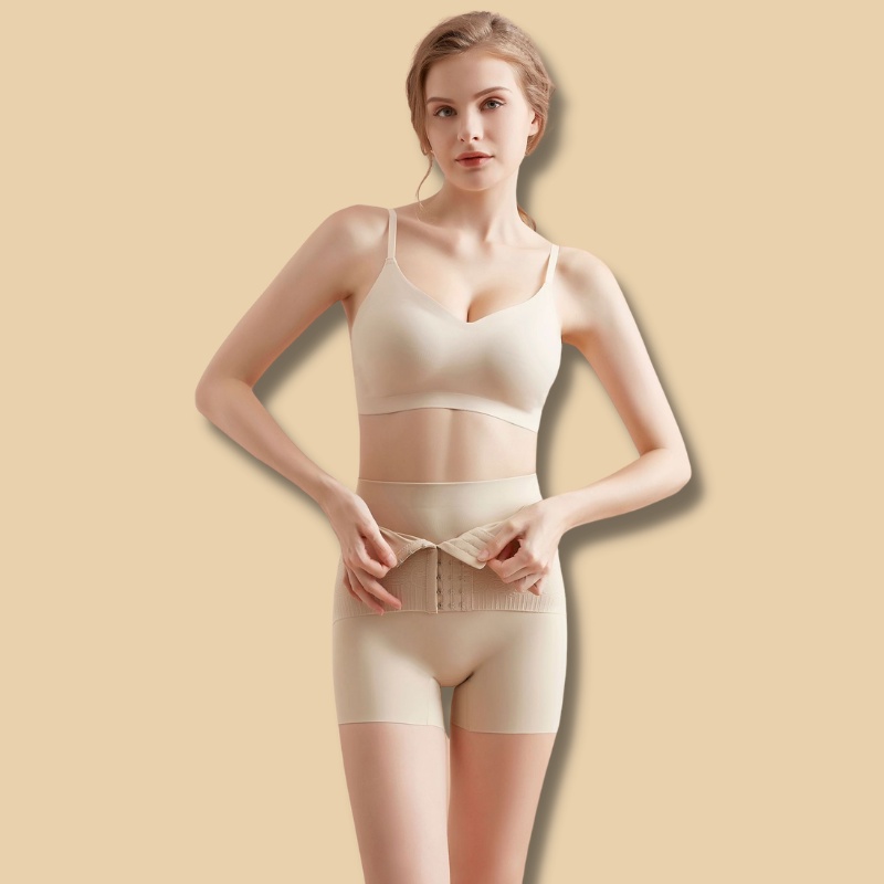 Quần Gen Su Eva Bra Móc Cài Trước Siêu Định Hình Giúp Eo Thon Cao Cấp - 7525