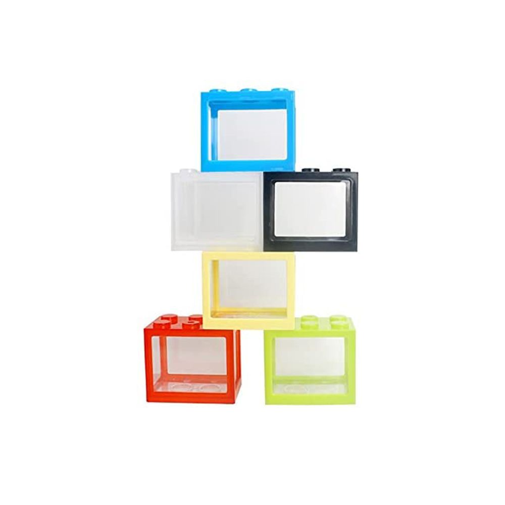 Khối Xây Dựng Có Đèn Led Bằng Pvc Nhiều Màu Sắc Trang Trí Bể Cá