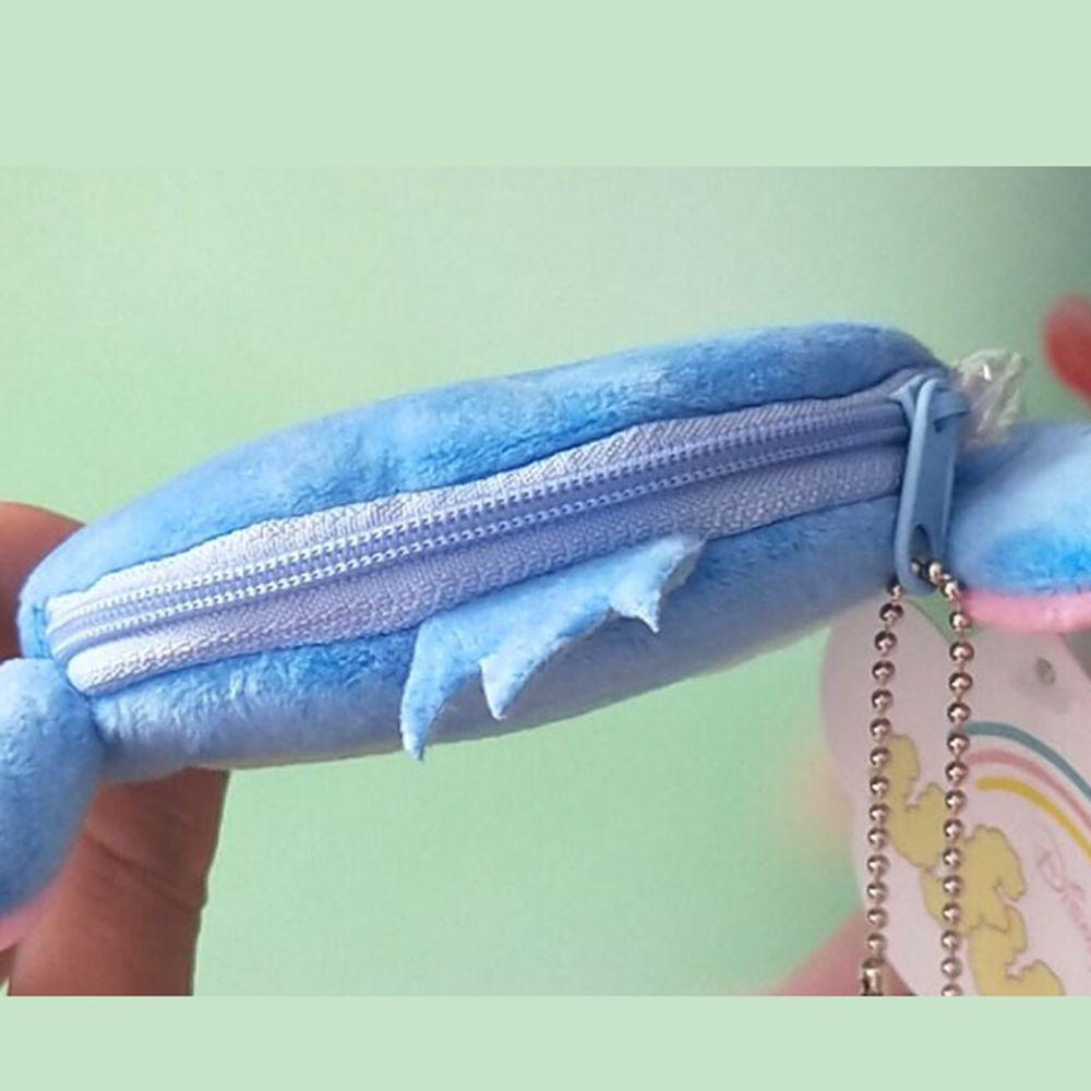 Ví Bông Mềm Mini Đựng Tiền Xu / Chìa Khóa Hình Stitch Dễ Thương Cho Nữ