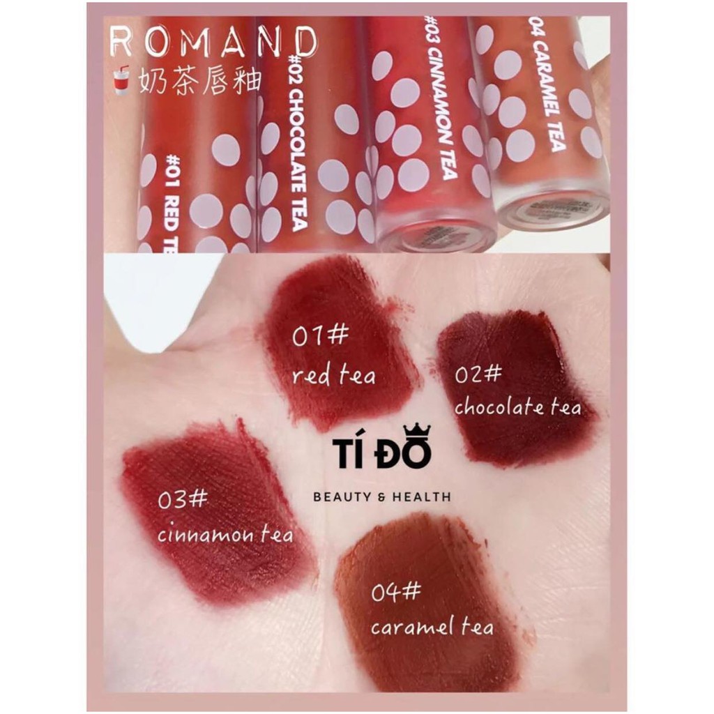 ROMAND - Son Kem Lì MILKTEA Velvet Tint