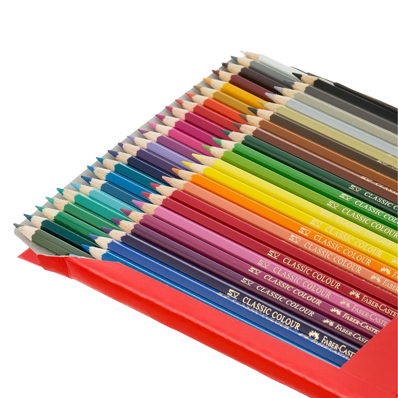 - Chì Màu Khô FABER CASTELL Classic 12 màu