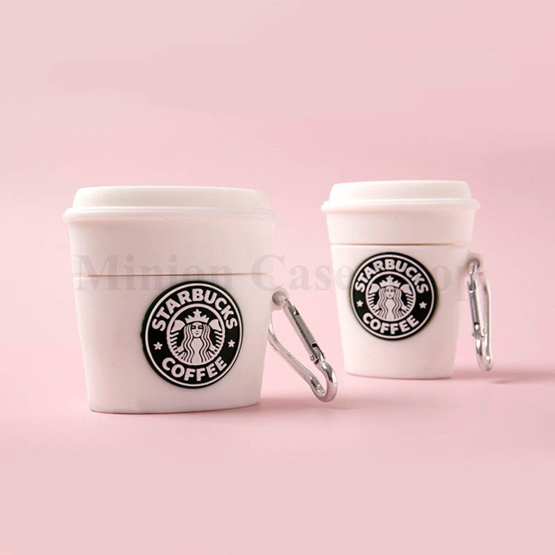 Ốp airpod/case airpod/bao airpod 1 và 2,airpod pro,i11,i12, i99, i100....ly cà phê Starbuck silicon dẻo cao cấp