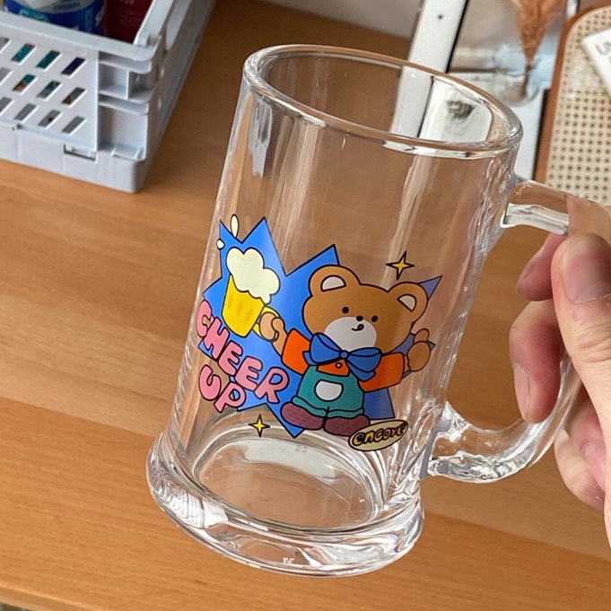 Cốc, Ly Cối Cao Có Tay Cầm Hình Hổ Spring Summer Tiger