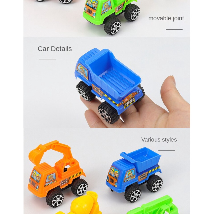 Mô hình xe công trường đồ chơi hoạt hình cho bé