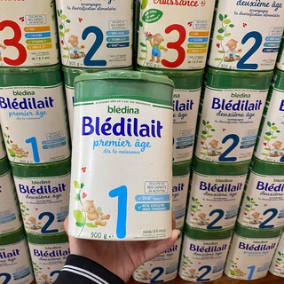 TCCN [Mẫu mới 2020]Sữa bột Bledilait Bledina số 1, 2, 3 hộp 900g