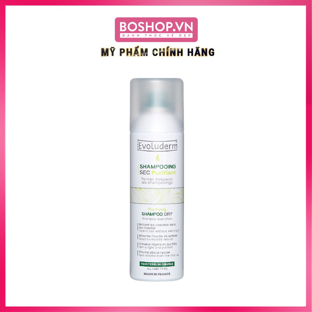 Dầu Gội Khô Evoluderm Purifying 200ml
