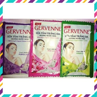 Sữa tắm gervenne 1 gói 5g giá 1000đ ( màu ngẫu nhiên )