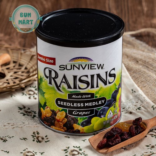 [GIÁ HỦY DIỆT] COMBO 2 HỘP NHO KHÔ MỸ SUNVIEW RAISINS 425G | BigBuy360 - bigbuy360.vn