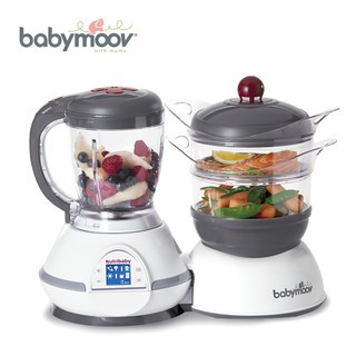 Máy xay hấp đa năng Nutribaby 5in1 Babymoov (màu cherry)