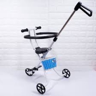 Xe đẩy 3 bánh gấp gọn