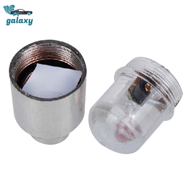 2Pcs/Set Bike Car Motorcycle Wheel LED Light, Tire Tyre Valve Cap Spoke Neon LED Flash Light - to