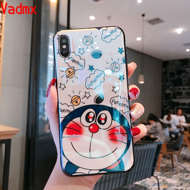 Ốp điện thoại silicon mềm hình Doraemon cho Samsung Galaxy J2 Pro 2018 J7 J2 Grand Prime J7 J3 Pro 2017 J7 Plus J7 +