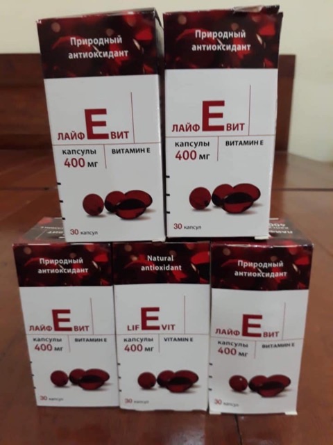 Thanh lý Vitamin E đỏ Nga 400mg