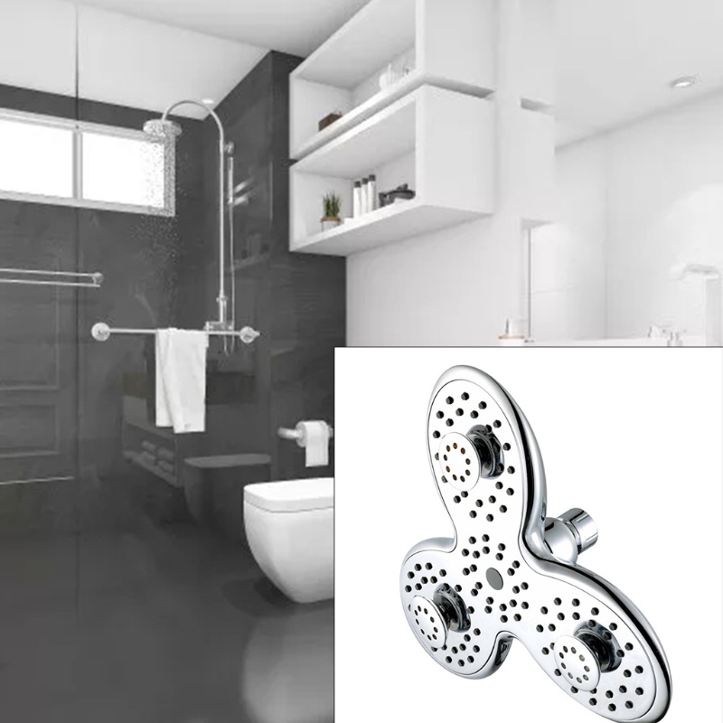 Qq * Vòi Hoa Sen 3 Chân Dạng Nhấn Dễ Dàng Áp Suất Cao Sang Trọng