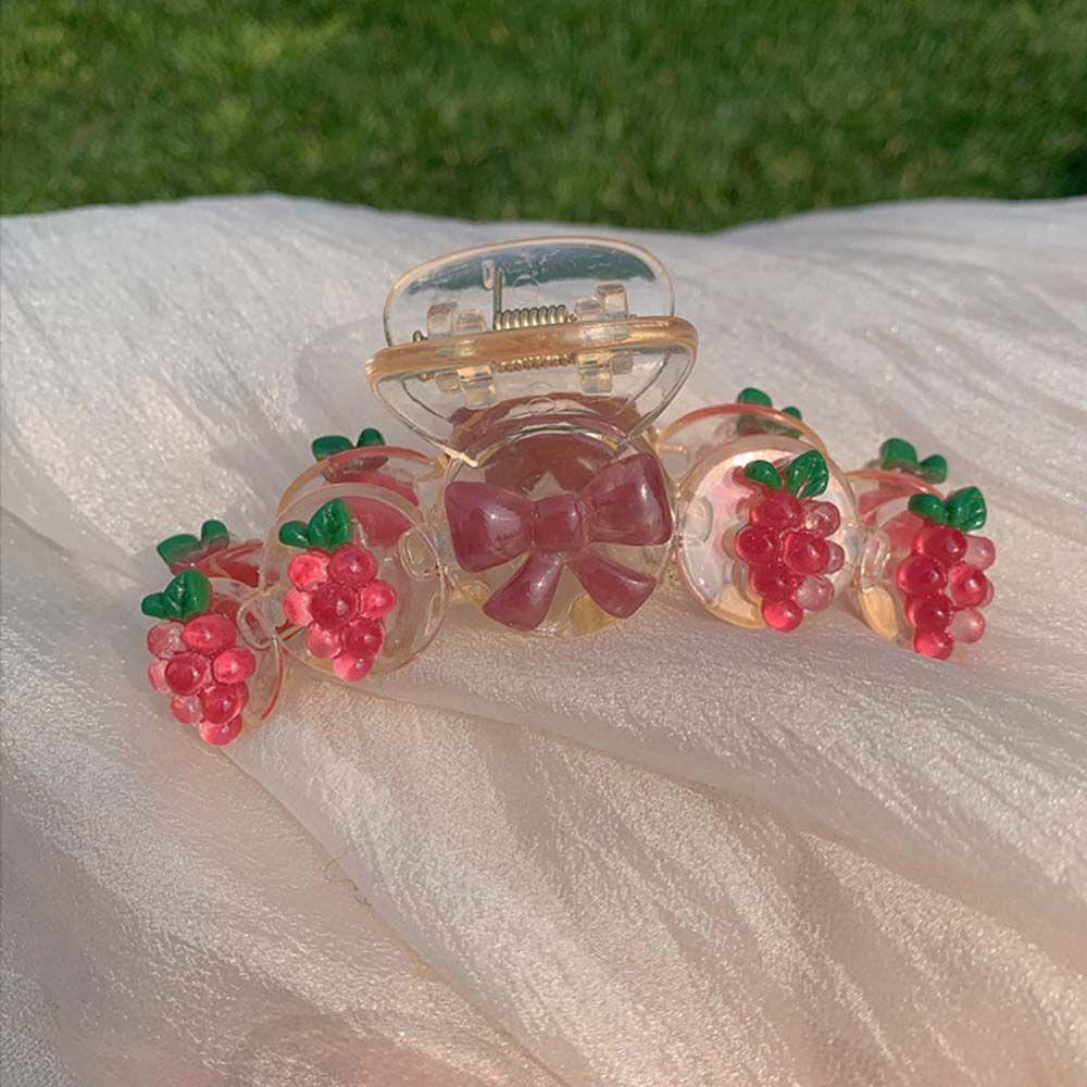 Kẹp Tóc Trong Suốt Phong Cách Hàn Quốc Ngọt Ngào Cho Nữ