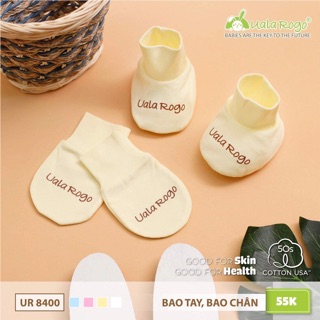Set phụ kiện sơ sinh trơn Uala Rogo