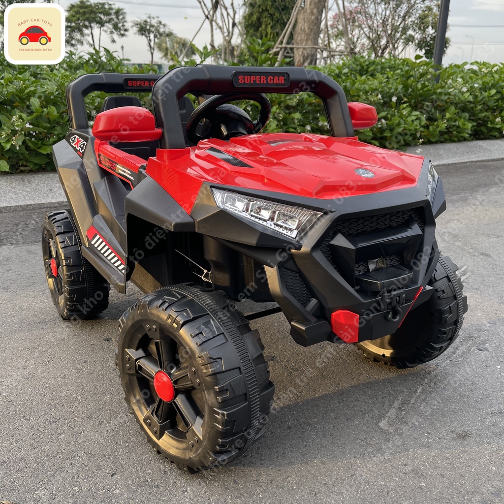 Xe ô tô địa hình cho bé Hummer tự lái và điều khiển từ xa