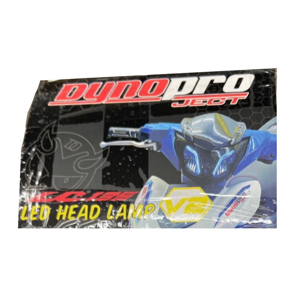 Pha đèn trước Exciter 135 V4-V6 Led Dynopro chính hãng Malaysia